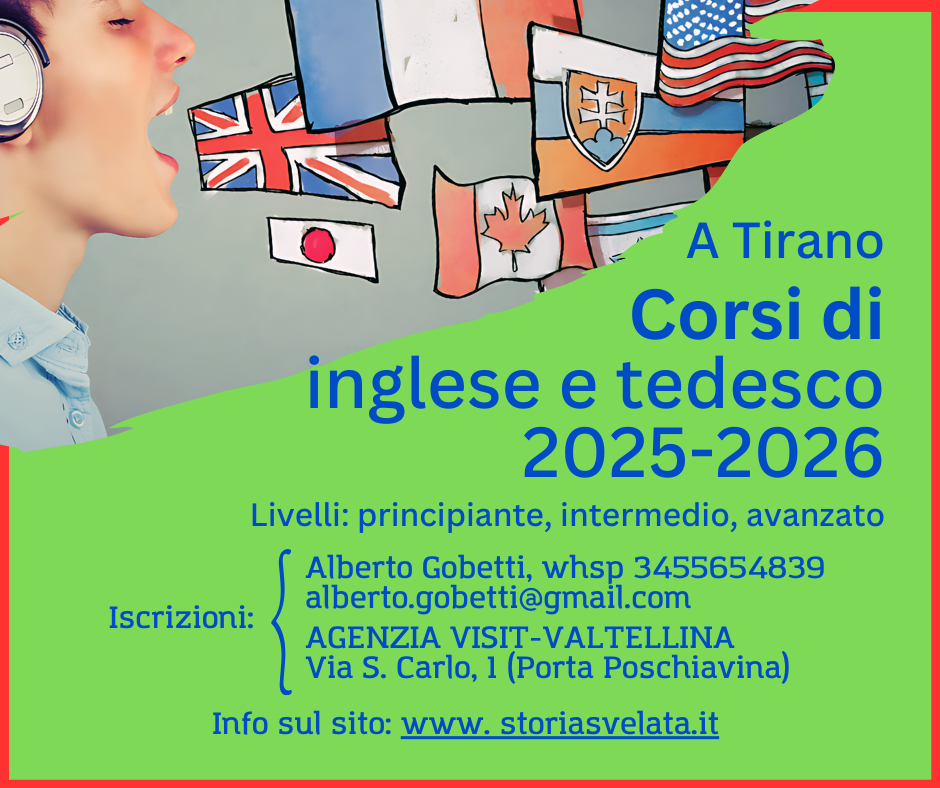 Corsi di lingua tedesca e inglese autunno 2025